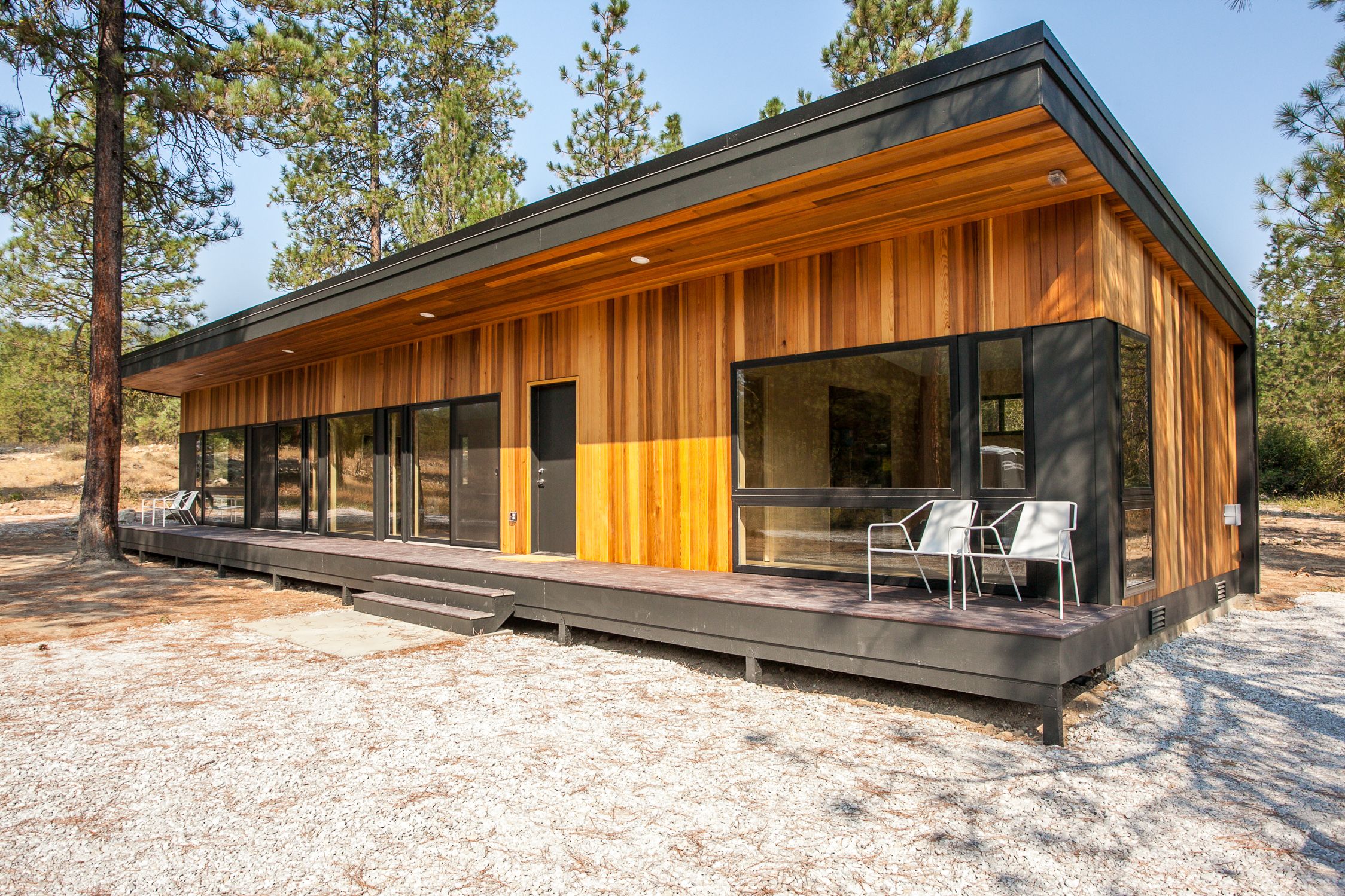 Custom built modern cabin home in North Central Washington near Plain, WA