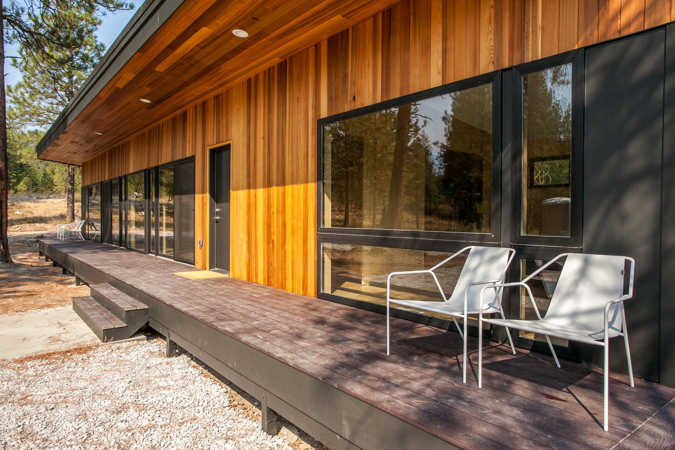 Custom built modern cabin home near Plain, Washington